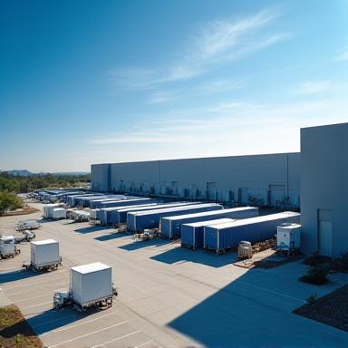 Aerial view of our Chesapeake logistics hub