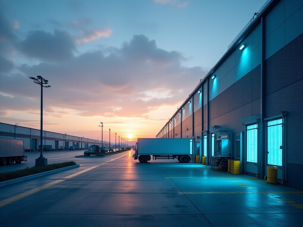 Modern logistics terminal facility in Virginia